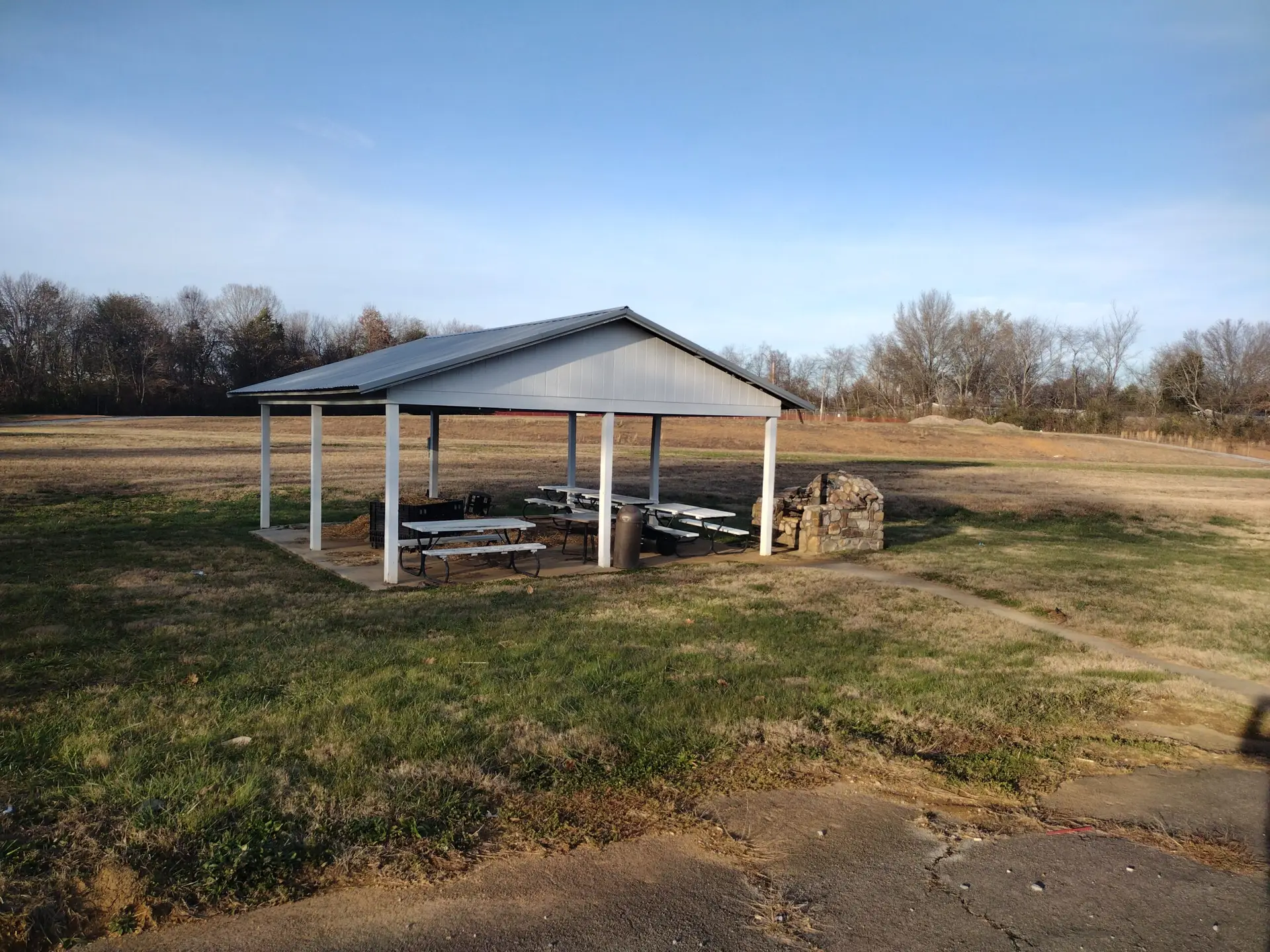 Home Picnic pavilion and open fields
